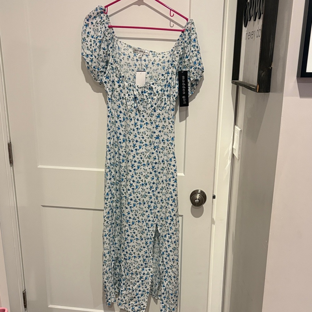 Floral Off-Shoulder Maxi Dress